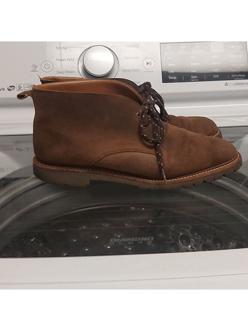 Armani Brown Roughout Suede Chukka Boots - Picture 4 of 13